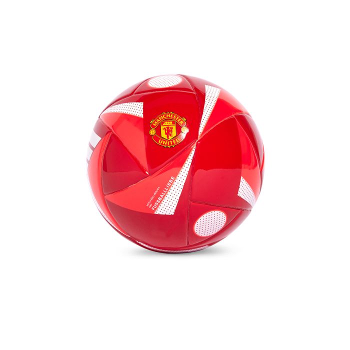 ADIDAS MANCHESTER UNITED 2024/2025 HOME MINI BALL - MUFC RED/BRIGHT RED