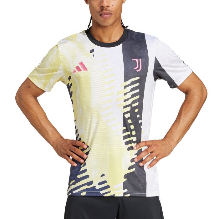 ADIDAS JUVENTUS 2024/2025 PRE SHIRT PURE SULFUR/BLACK/LEGEND INK