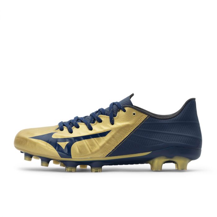 Mizuno Rebula 3 Japan Football Shoes Soccer Cleats Gold/Navy P1GA206014 