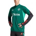 ADIDAS MANCHESTER UNITED 2023/2024 TRAINING TOP - COLLEGIATE GREEN/BLACK/CORE GREEN/ACTIVE RED