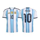 ADIDAS ARGENTINA 2026 HOME REPLICA JERSEY MESSI#10 - WHITE/ICEY BLUE/LIGHT BLUE