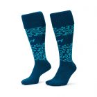 ARI PIXEL LONG SOCKS - NAVY/BLUE