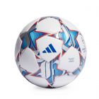 ADIDAS UCL LEAGUE BALL- TOP:WHITE/SILVER MET./BRIGHT CYAN