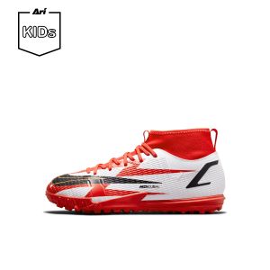 JR SUPERFLY 8 ACADEMY CR7 TF - CHILE RED/BLACK-WHITE-TOTAL ORANGE