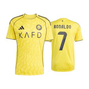 ADIDAS AL NASSR 2025/2026 HOME REPLICA JERSEY RONALDO#7 - IMPACT YELLOW/NIGHT INDIGO