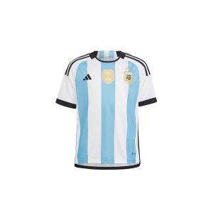 ADIDAS ARGENTINA 3S 2023 HOME KIDS JERSEY - WHITE/LTBLUE