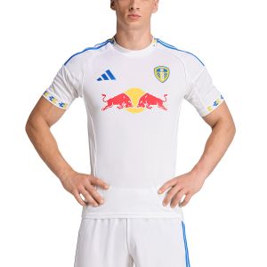 ADIDAS LEEDS UNITED 2025/2026 HOME REPLICA JERSEY - WHITE/BLUE