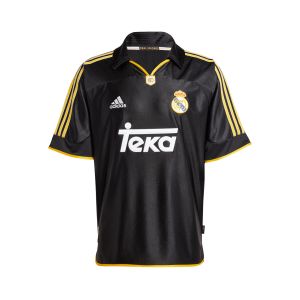 ADIDAS REAL MADRID 1999/2000 AWAY RETRO JERSEY - BLACK
