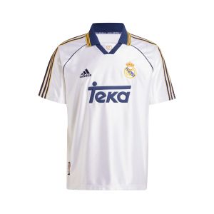 ADIDAS REAL MADRID 1999/2000 HOME RETRO JERSEY - WHITE