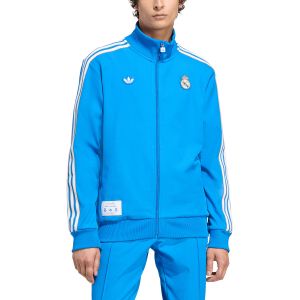 ADIDAS REAL MADRID TERRACE ICONS TRACK TOP - BLUEBIRD/WHITE