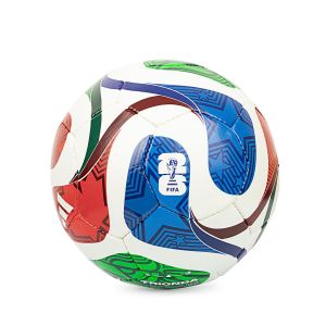 ADIDAS TRIONDA TRAINING FUTSAL BALL - WHITE BLUE/POWER RED/AMAZON GREEN