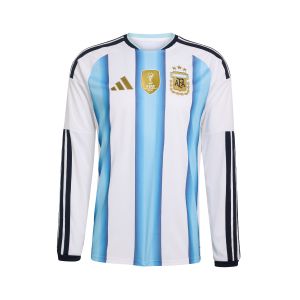 ADIDAS ARGENTINA 2026 HOME REPLICA LONG SLEEVE JERSEY - WHITE/ICEY BLUE/LIGHT BLUE