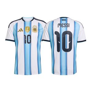 ADIDAS ARGENTINA 2026 HOME REPLICA JERSEY MESSI#10 - WHITE/ICEY BLUE/LIGHT BLUE