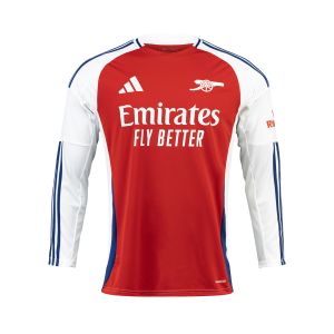 ADIDAS ARSENAL 2024/2025 HOME REPLICA LONG SLEEVE JERSEY - BETTER SCARLET/WHITE