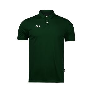 ARI CLASSIC BREATHABLE POLO - FOREST GREEN/WHITE