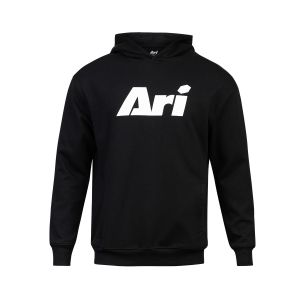 ARI ESSENTIAL HOODIE - BLACK/WHITE/BLACK
