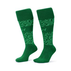 ARI PIXEL LONG SOCKS - GREEN/DARK GREEN