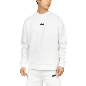 ARI TAG SWEATSHIRTS - WHTE/WHITE/BLACK