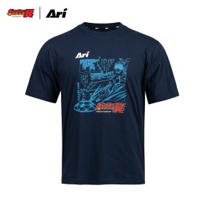 ARI X TSUBASA 2025 MISAKI REGULAR TEE - NAVY/BLUE/WHITE