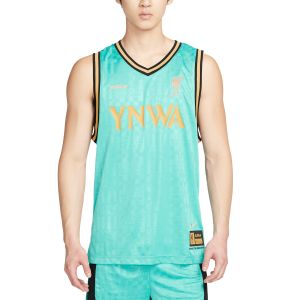 NIKE LEBRON x LIVERPOOL DNA BASKETBALL JERSEY - WASHED TEAL/TRULY GOLD