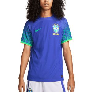 NIKE BRAZIL 2022 AWAY PLAYER JERSEY - PARAMOUNT BLUE/GREEN SPARK/GREEN SPARK