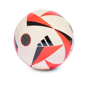 ADIDAS EURO24 CLUB BALL - WHITE/SOLAR RED/BLACK