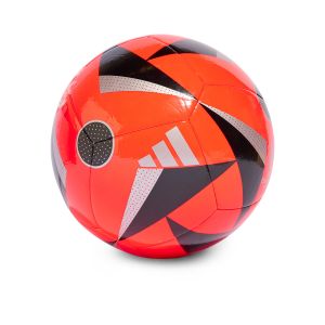 ADIDAS EURO24 CLUB BALL - SOLAR RED/BLACK/SILVER MET