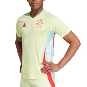 ADIDAS SPAIN 2024 AWAY PLAYER JERSEY- PULSE YELLOW/HALO MINT