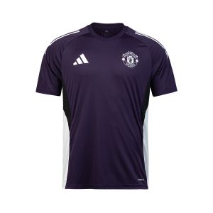 ADIDAS MANCHESTER UNITED 2025/2026 TRAINING JERSEY - AURORA PLUM/WHITE/BLACK
