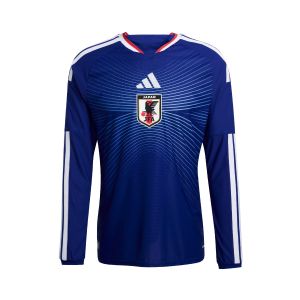 ADIDAS JAPAN 2026 HOME PLAYER LONG SLEEVE JERSEY - JAPAN BLUE/ASH BLUE