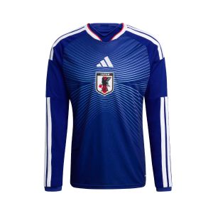 ADIDAS JAPAN 2026 HOME REPLICA LONG SLEEVE JERSEY - JAPAN BLUE/ASH BLUE