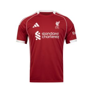ADIDAS LIVERPOOL 2025/2026 HOME REPLICA JERSEY - STRAWBERRY RED