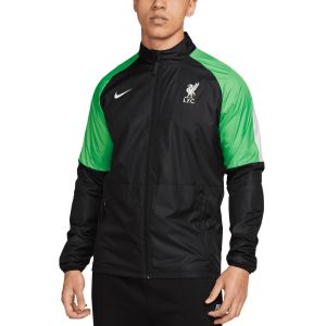 NIKE LIVERPOOL 2023/2024 REPEL ACADEMY AWF JACKET - BLACK/GREEN SPARK/WHITE