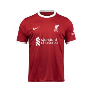 NIKE LIVERPOOL 2023/2024 HOME REPLICA JERSEY - GYM RED/WHITE