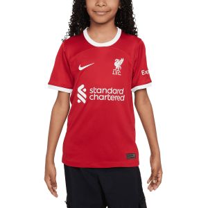 NIKE LIVERPOOL 2023/2024 HOME KIDS JERSEY - GYM RED/WHITE