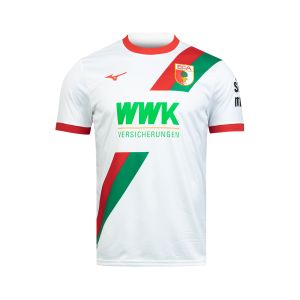 MIZUNO AUGSBURG 2025/2026 HOME REPLICA JERSEY - WHITE/RED/GREEN