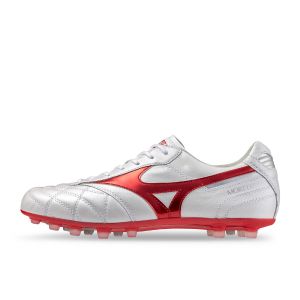 MIZUNO MORELIA II M8 JAPAN AG - WHITE/MORELIA 40TH RED/GALAXY SILVER