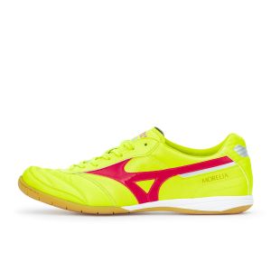 MIZUNO MORELIA SALA ELITE IN VIETNAM - SAFETY YELLOW/FIERY CORAL 2/GALAXY SILVER