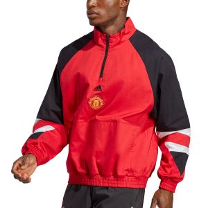 ADIDAS MANCHESTER UNITED ICON TOP - MUFRED/BLACK