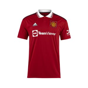 ADIDAS MANCHESTER UNITED 2022/2023 HOME REPLICA JERSEY - REAL RED