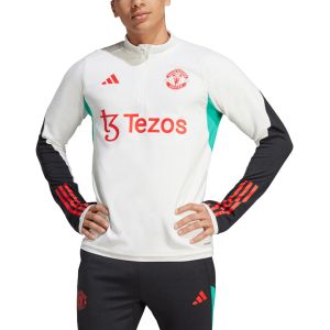 ADIDAS MANCHESTER UNITED 2023/2024 TRAINING TOP - CWHITE