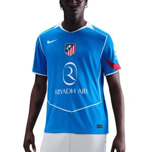 NIKE ATLETICO MADRID 2025/2026 THIRD REPLICA JERSEY - PHOTO BLUE/SPORT RED/WHITE/WHITE