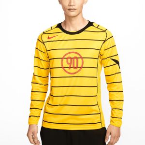 NIKE TOTAL 90 ENERGY LONG SLEEVE JERSEY - TOUR YELLOW/BLACK/BLACK/SPORT RED