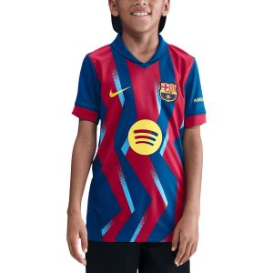 NIKE BARCELONA 2025/2026 FOURTH KIDS JERSEY - GYM BLUE/GYM BLUE/SALSA RED/OPTI YELLOW