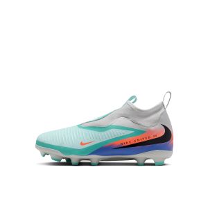 NIKE JR PHANTOM 6 HIGH ACADEMY NU2 FG/MG - PISTACHIO FROST/HYPER ORANGE