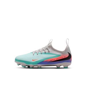 NIKE JR PHANTOM 6 LOW ACADEMY NU2 FG/MG - PISTACHIO FROST/HYPER ORANGE