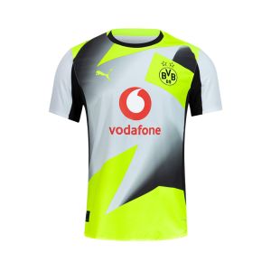 PUMA BORUSSIA DORTMUND 2025/2026 AWAY PLAYER JERSEY - SILVER MIST/YELLOW ALERT