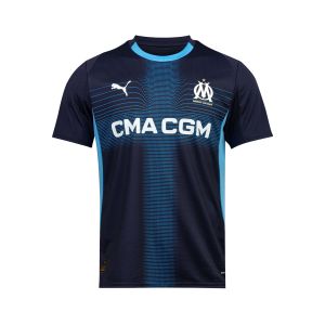 PUMA OLYMPIQUE DE MARSEILLE 2025/2026 AWAY REPLICA JERSEY - NEW NAVY/LUMINOUS BLUE
