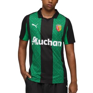 PUMA RC LENS 2025/2026 AWAY REPLICA JERSEY - PUMA BLACK/JADE GREEN