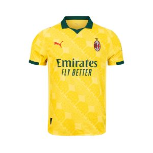 PUMA AC MILAN 2025/2026 THIRD PLAYER JERSEY - SUNNY YELLOW/DARK MYRTLE
